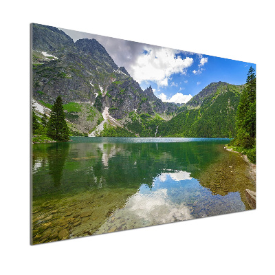 Panel do kuchni Morskie oko Tatry
