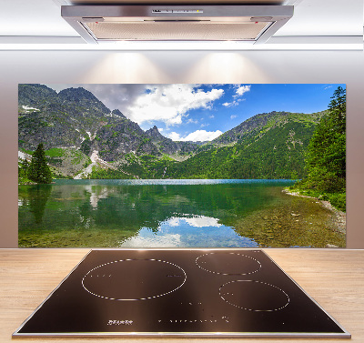 Panel do kuchni Morskie oko Tatry