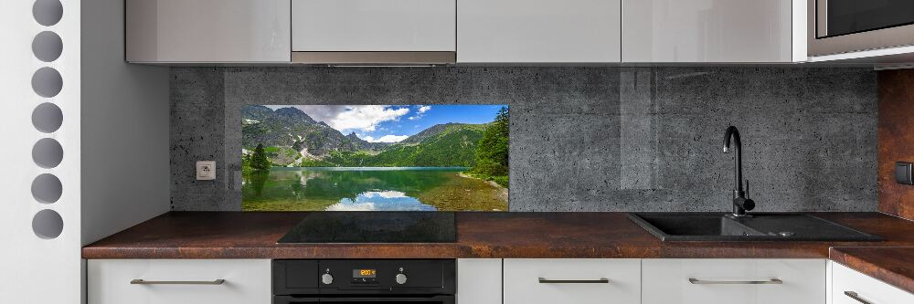Panel do kuchni Morskie oko Tatry