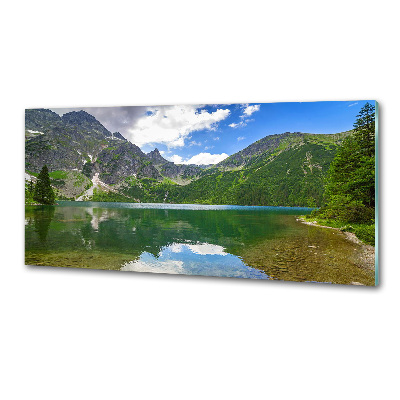 Panel do kuchni Morskie oko Tatry