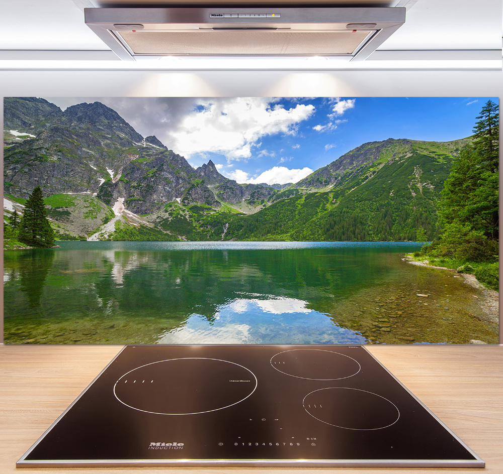 Panel do kuchni Morskie oko Tatry