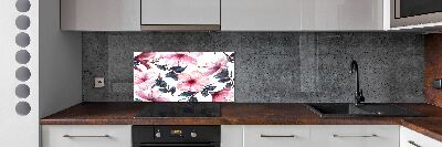 Panel do kuchni Kwiaty hibiskusa