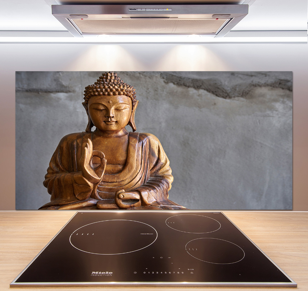 Panel do kuchni Drewniany budda