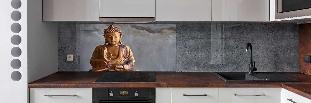 Panel do kuchni Drewniany budda