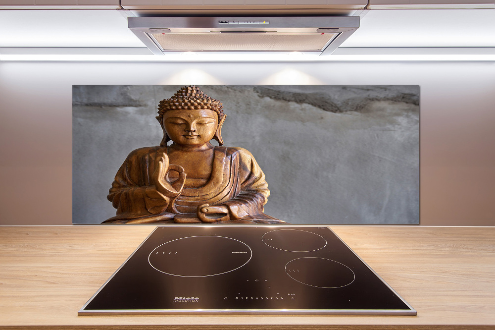 Panel do kuchni Drewniany budda