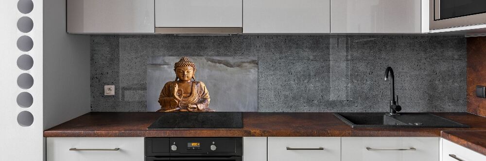 Panel do kuchni Drewniany budda