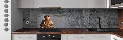 Panel do kuchni Drewniany budda