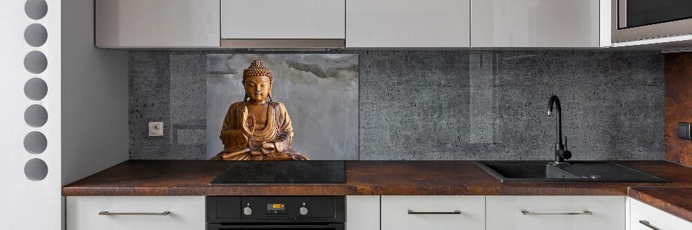 Panel do kuchni Drewniany budda