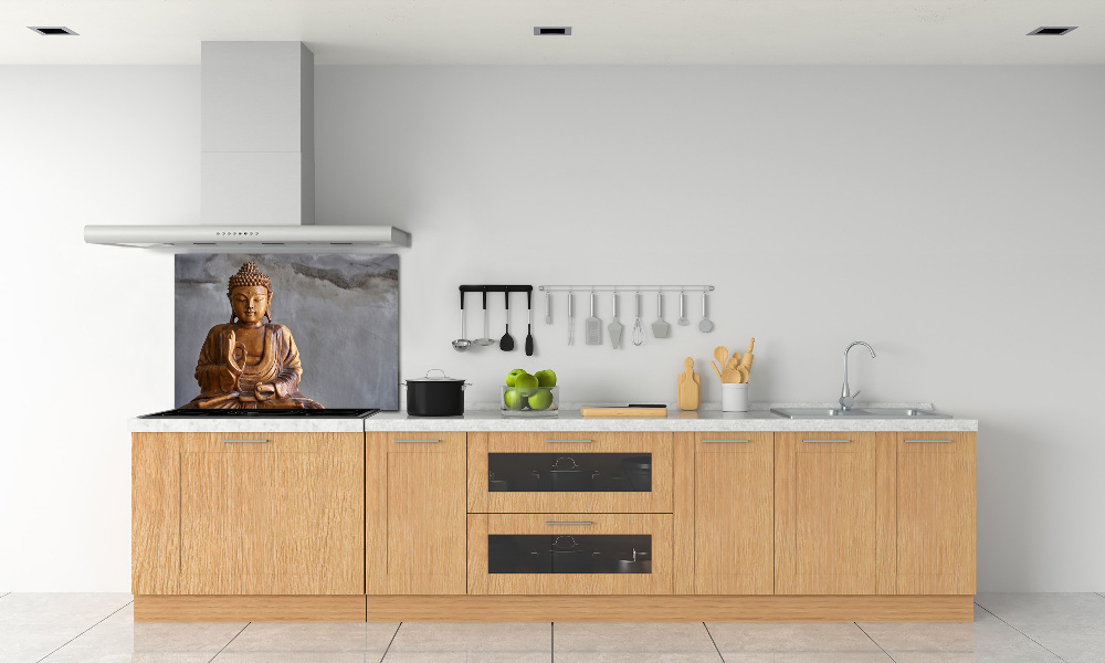 Panel do kuchni Drewniany budda