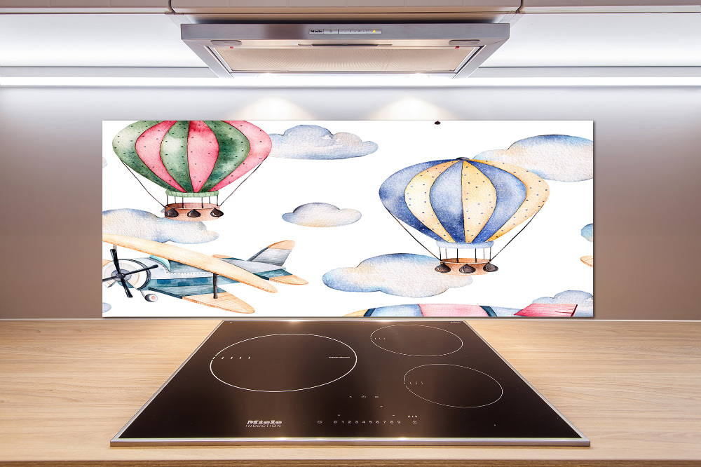Panel do kuchni Samoloty i balony