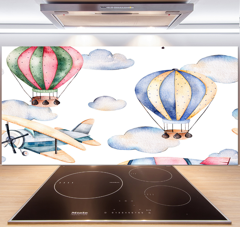 Panel do kuchni Samoloty i balony