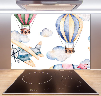 Panel do kuchni Samoloty i balony