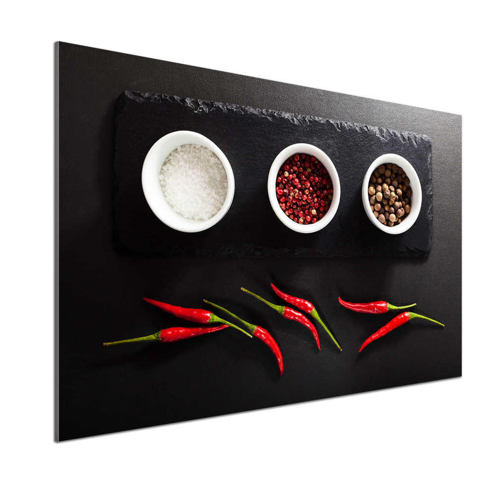 Panel do kuchni Przyprawy i chilli