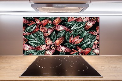 Panel do kuchni Kwiecisty wzór
