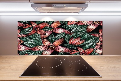 Panel do kuchni Kwiecisty wzór