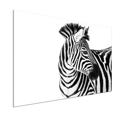 Panel do kuchni Zebra w śniegu