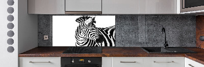 Panel do kuchni Zebra w śniegu