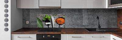 Panel lacobel Sztućce i przyprawy