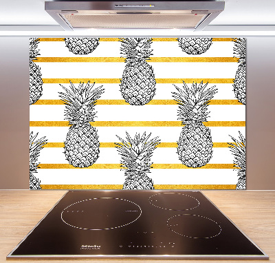 Panel do kuchni Ananasy paski