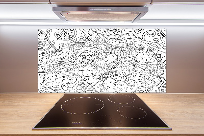 Panel między meble w kuchni Ornamenty
