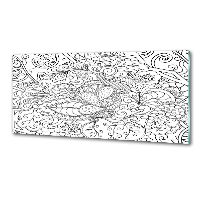 Panel między meble w kuchni Ornamenty