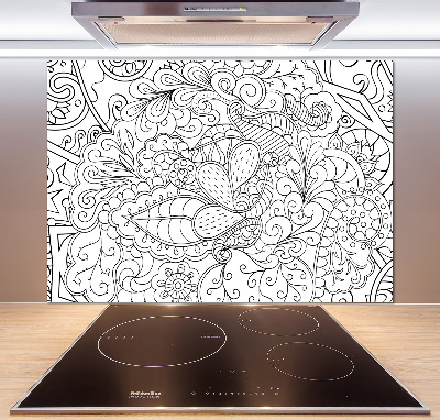 Panel między meble w kuchni Ornamenty