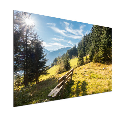 Panel do kuchni Jesień w górach