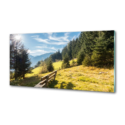 Panel do kuchni Jesień w górach