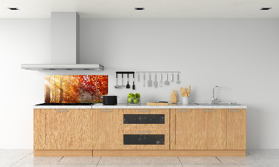 Panel dekor szkło Jesienny las