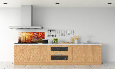Panel dekor szkło Jesienny las