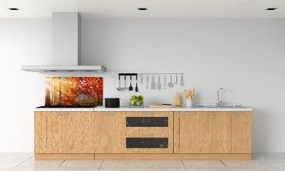 Panel dekor szkło Jesienny las