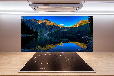 Panel szklany do kuchni Tatry