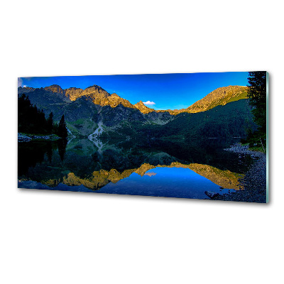 Panel szklany do kuchni Tatry