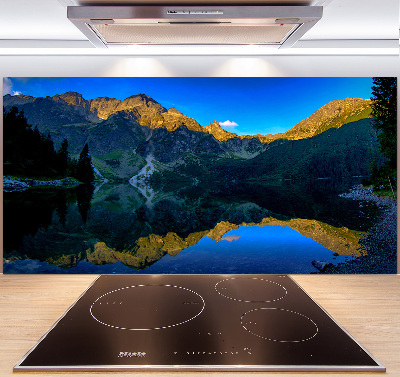 Panel szklany do kuchni Tatry