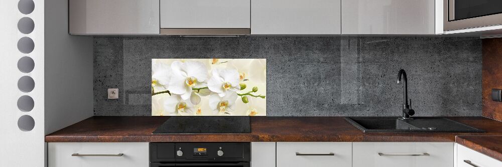 Panel między meble w kuchni Orchidea
