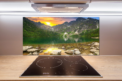 Panel do kuchni Morskie oko Tatry