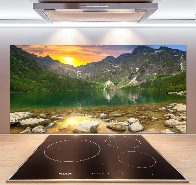 Panel do kuchni Morskie oko Tatry