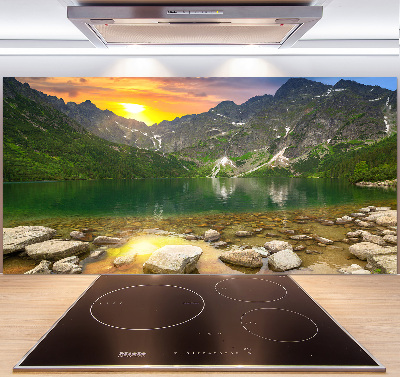 Panel do kuchni Morskie oko Tatry