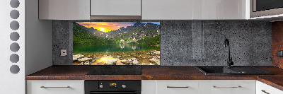 Panel do kuchni Morskie oko Tatry