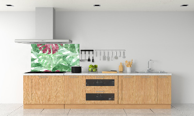 Panel między meble w kuchni Monstera