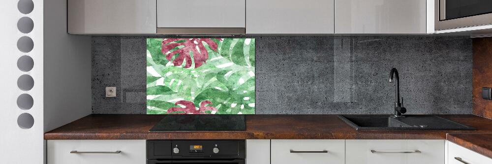 Panel między meble w kuchni Monstera