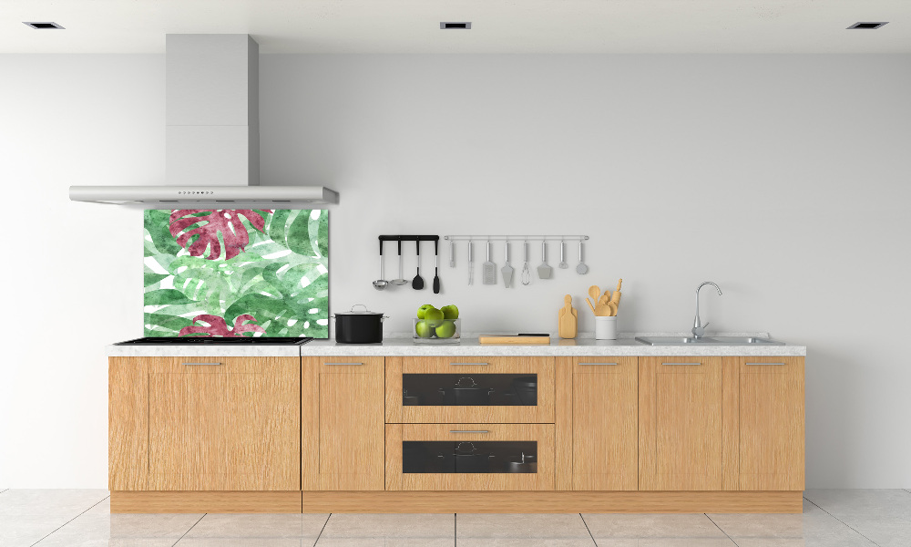 Panel między meble w kuchni Monstera
