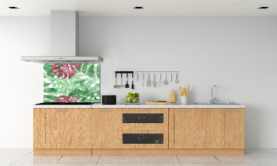 Panel między meble w kuchni Monstera