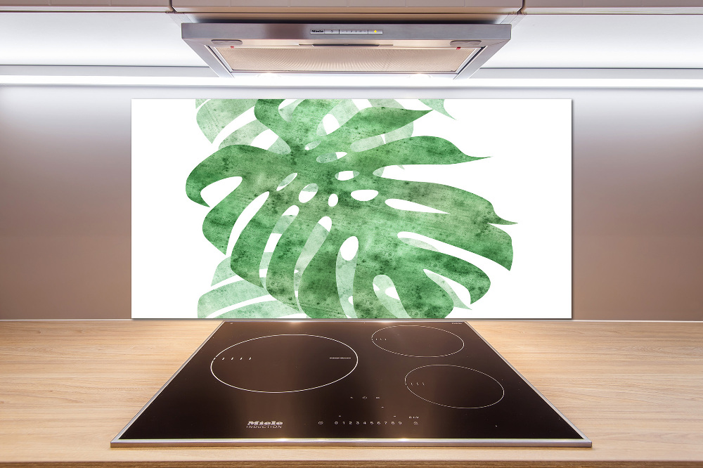 Panel między meble w kuchni Monstera