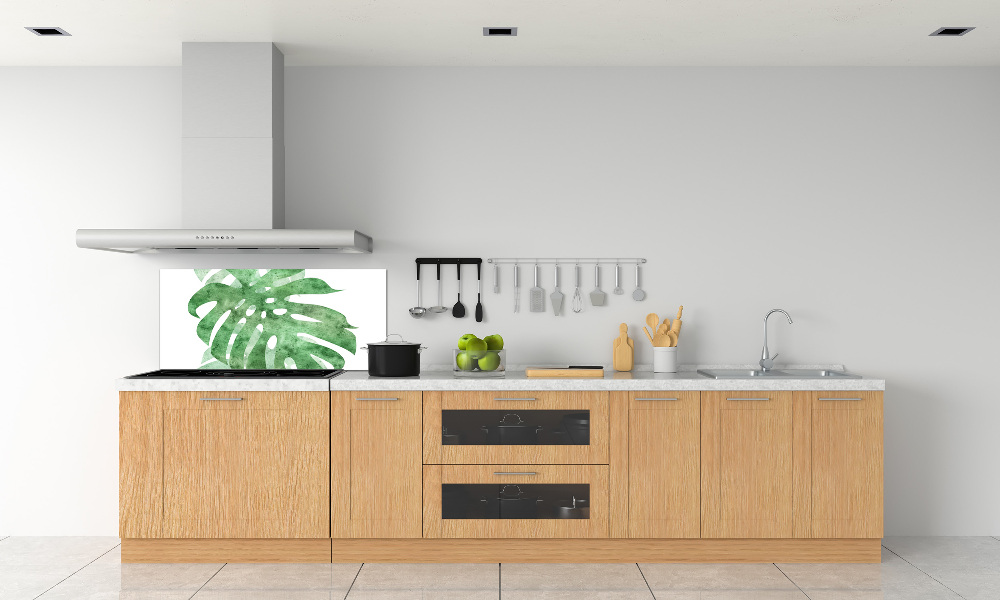 Panel między meble w kuchni Monstera