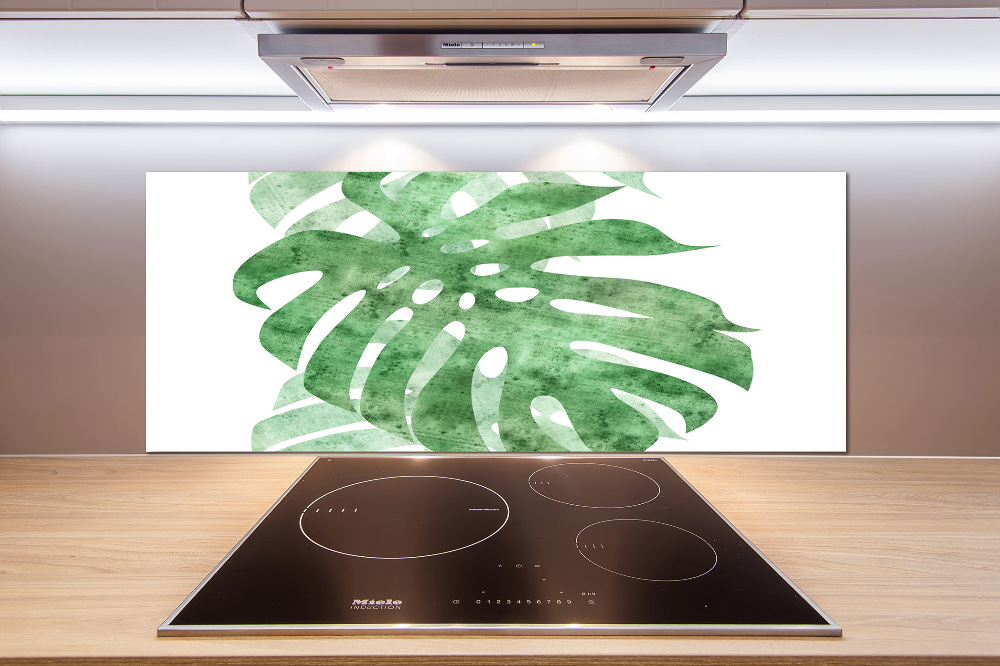 Panel między meble w kuchni Monstera