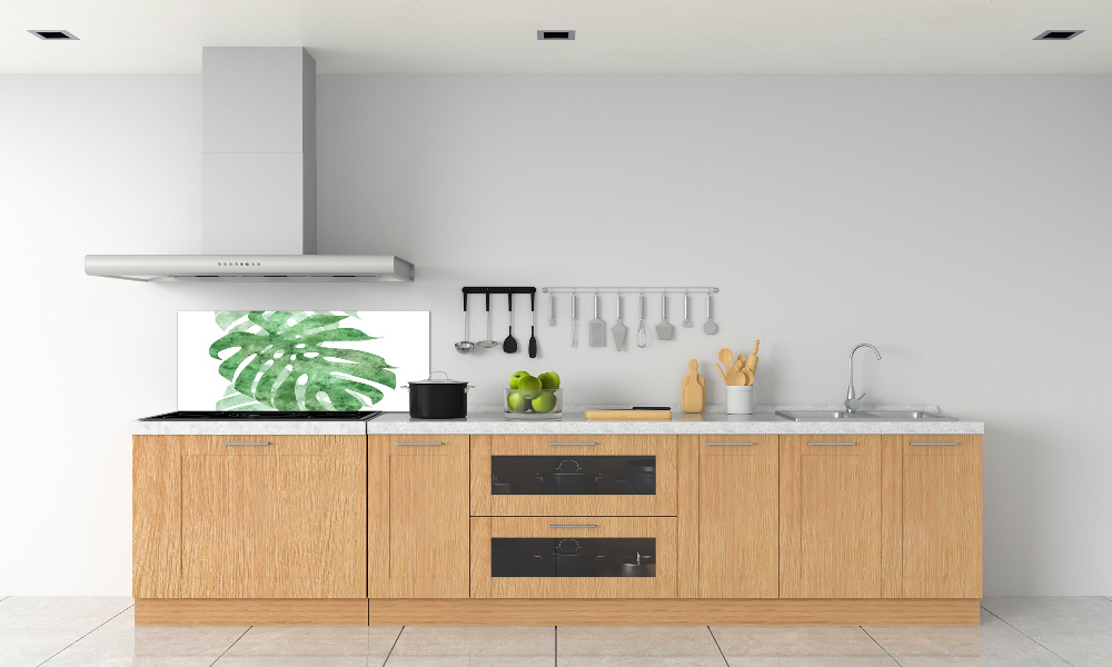 Panel między meble w kuchni Monstera