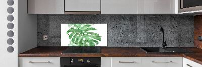 Panel między meble w kuchni Monstera