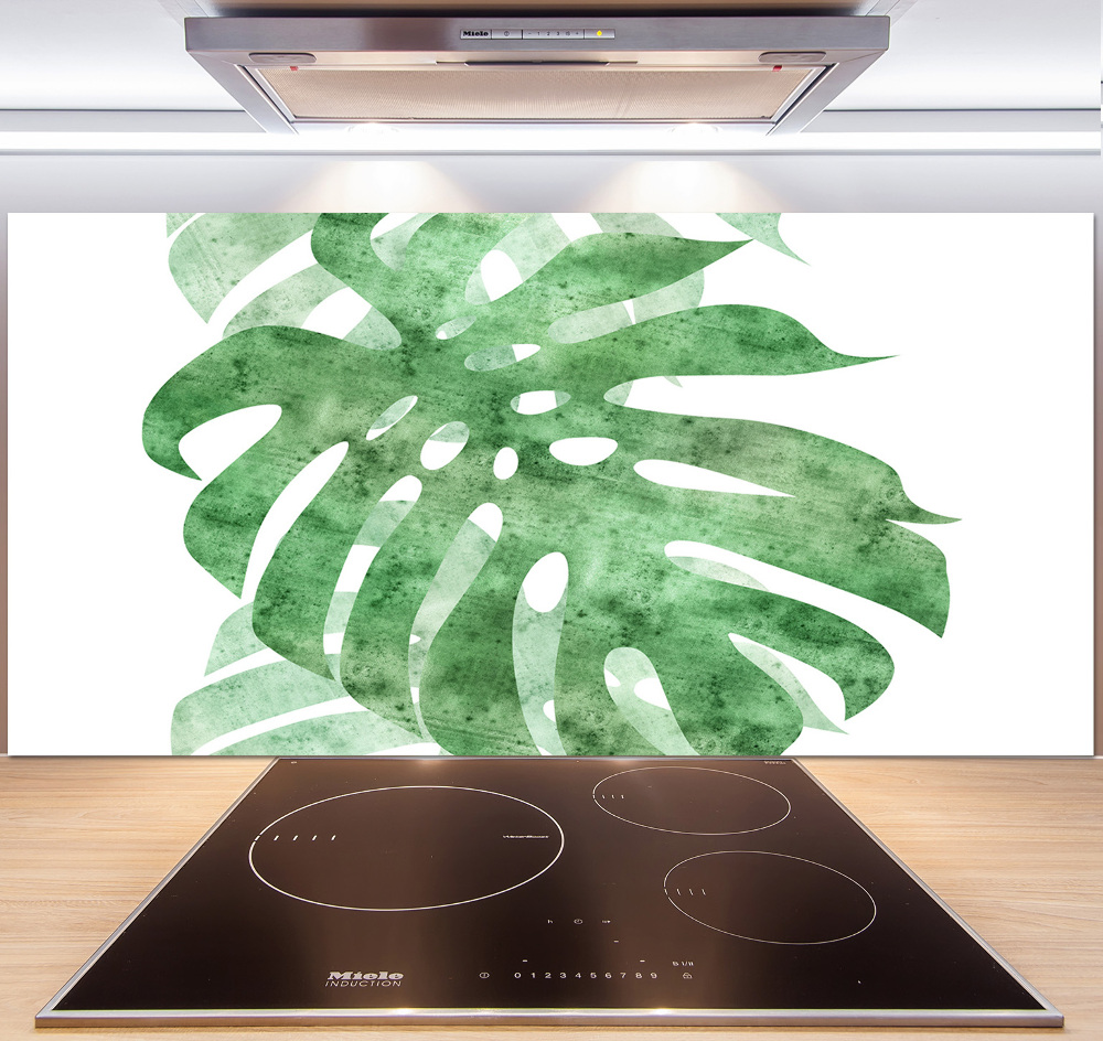 Panel między meble w kuchni Monstera