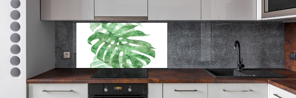 Panel między meble w kuchni Monstera